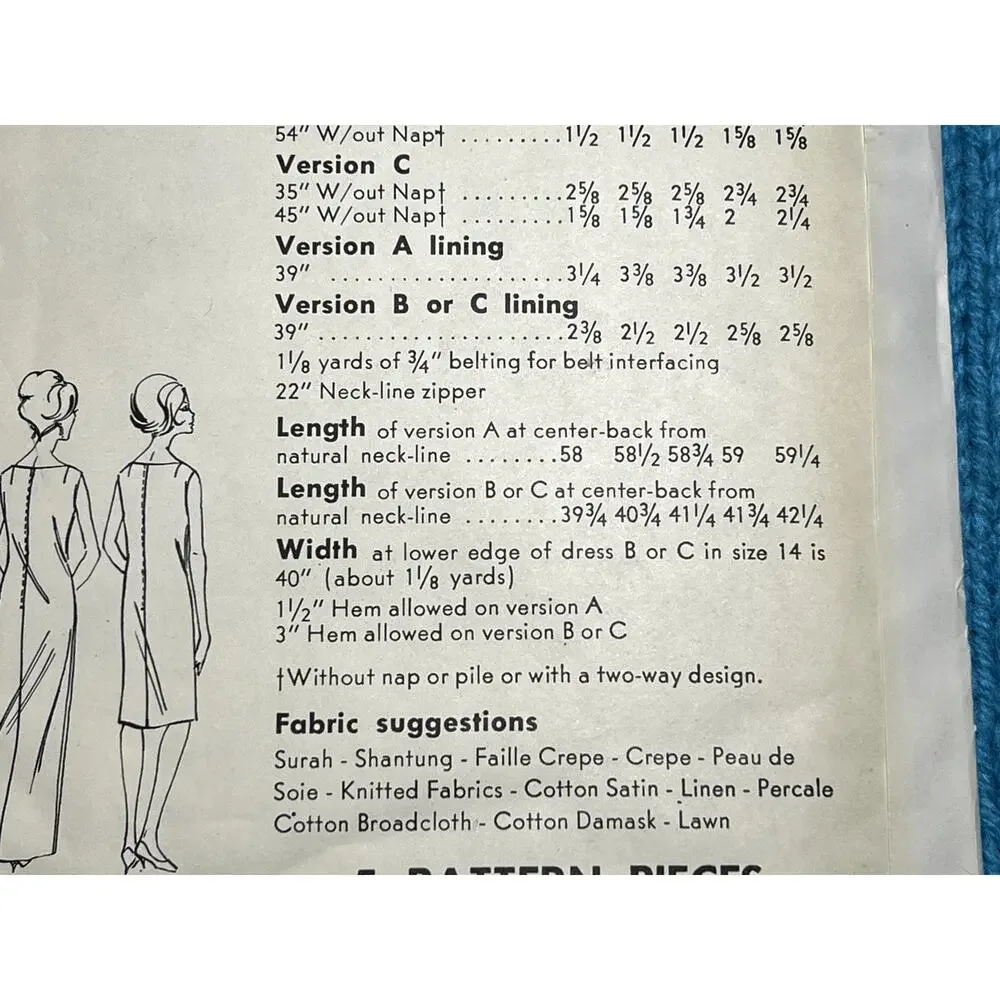 Vogue pattern 5727